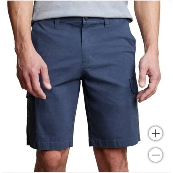 NEW Copper & Oak Men's 30 Venture Ripstop Cargo Shorts Navy Blue 10" Inseam - Picture 1 of 8
